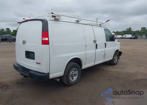 2019 GMC Savana 2500 Work Van z USA, uszkodzony, nr VIN 1GTW7AFP6K1360046